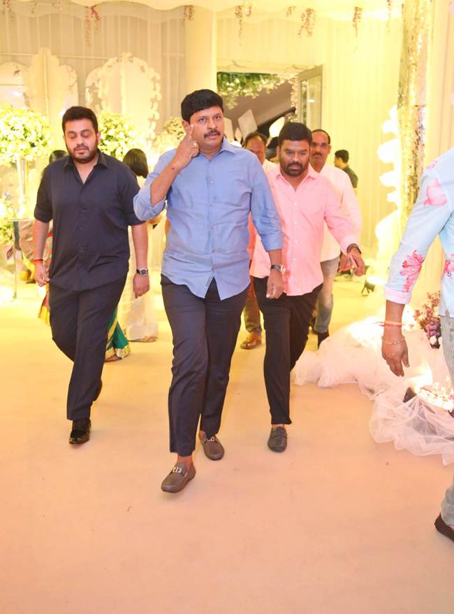 tollywood celebrities at sharwanand wedding reception function at hyderabad - Sakshi41