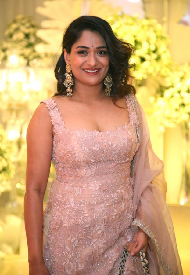 tollywood celebrities at sharwanand wedding reception function at hyderabad - Sakshi48