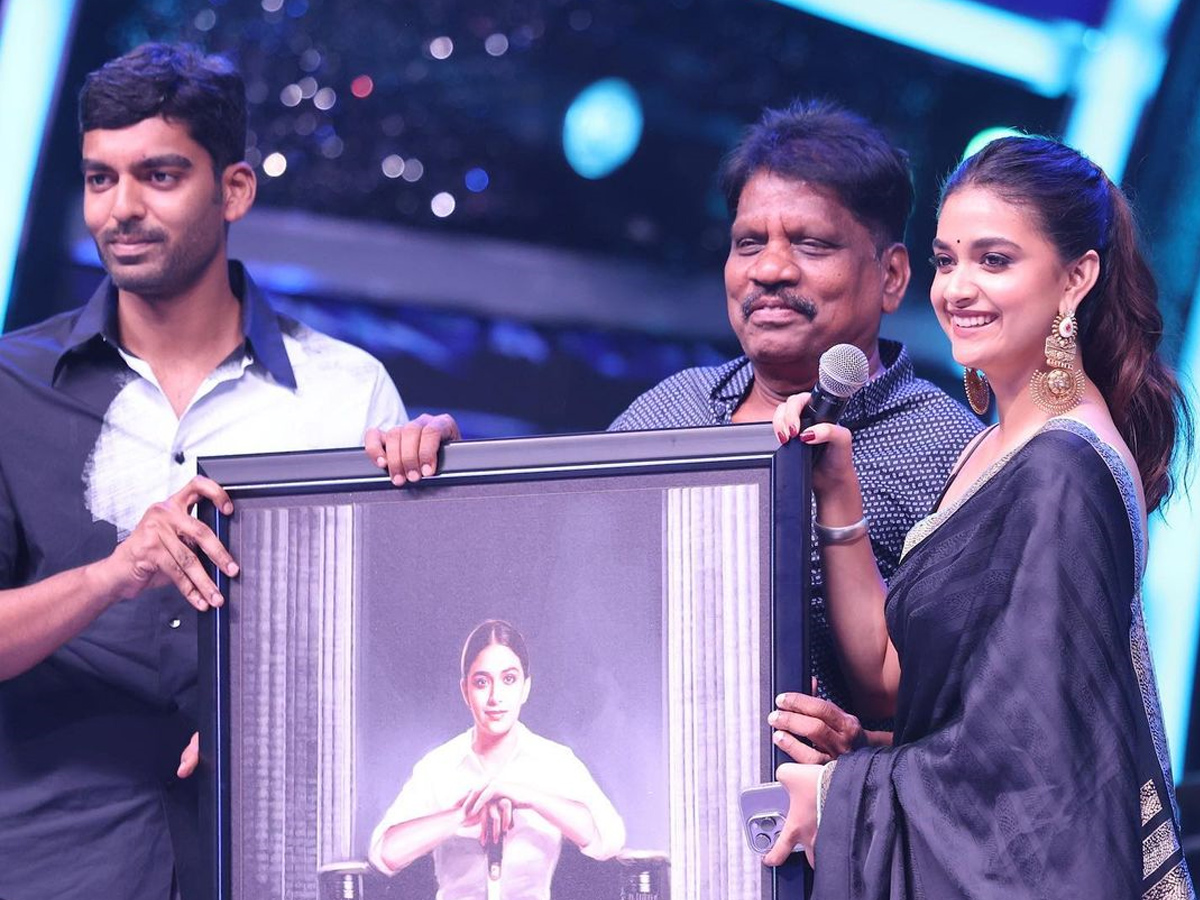 keerthi suresh in Maamannan audio launch Photos - Sakshi7