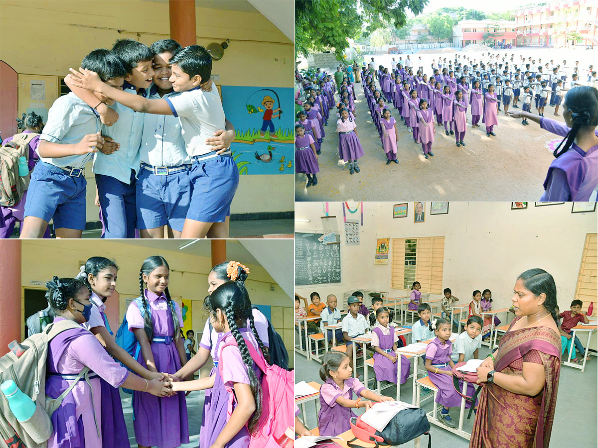 schools re-open in andhra pradesh - Sakshi1