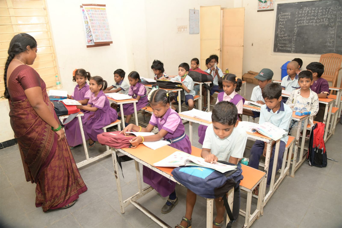 Andhra Pradesh schools reopened 2023 June Photos - Sakshi13