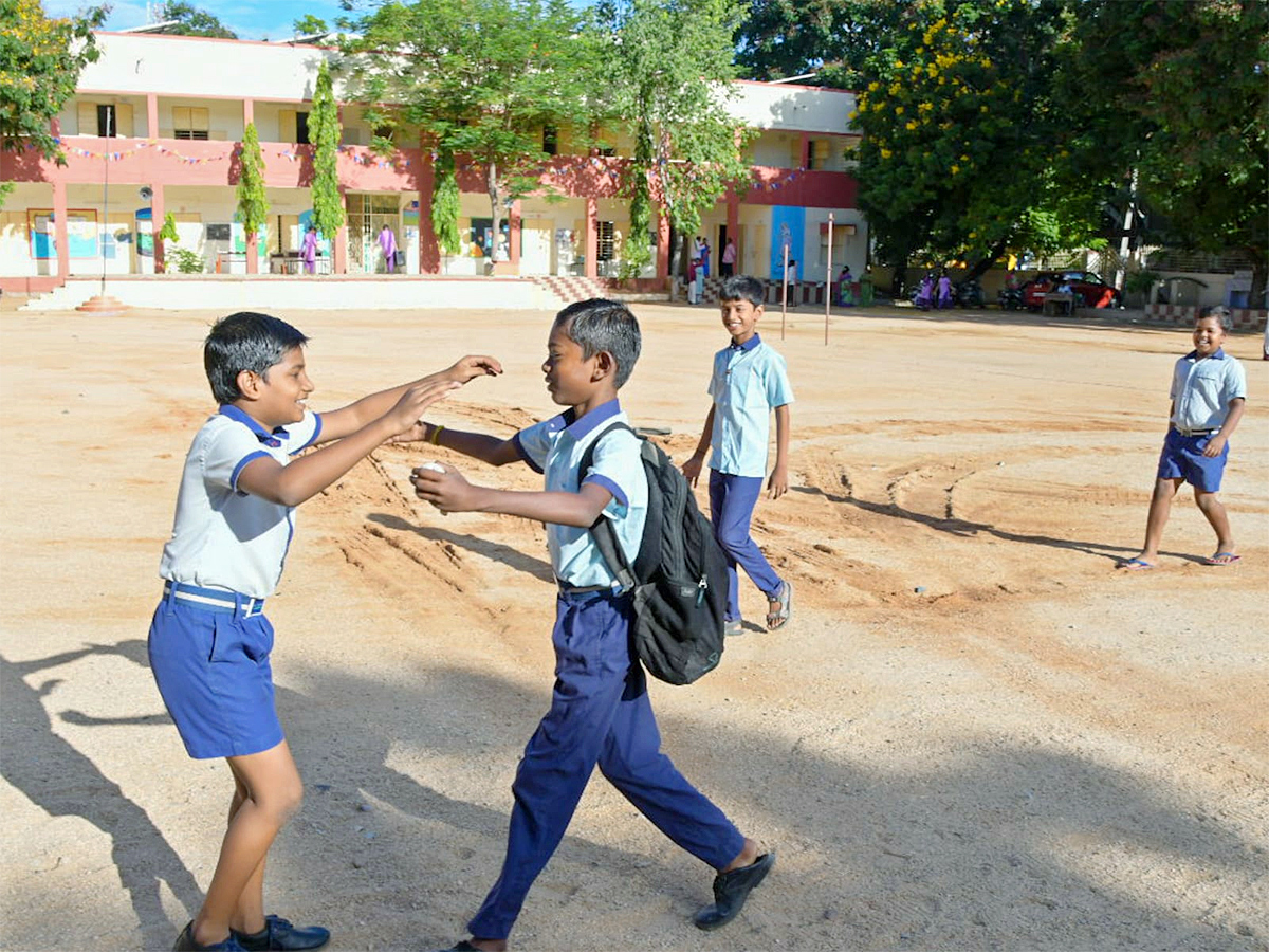 Andhra Pradesh schools reopened 2023 June Photos - Sakshi19