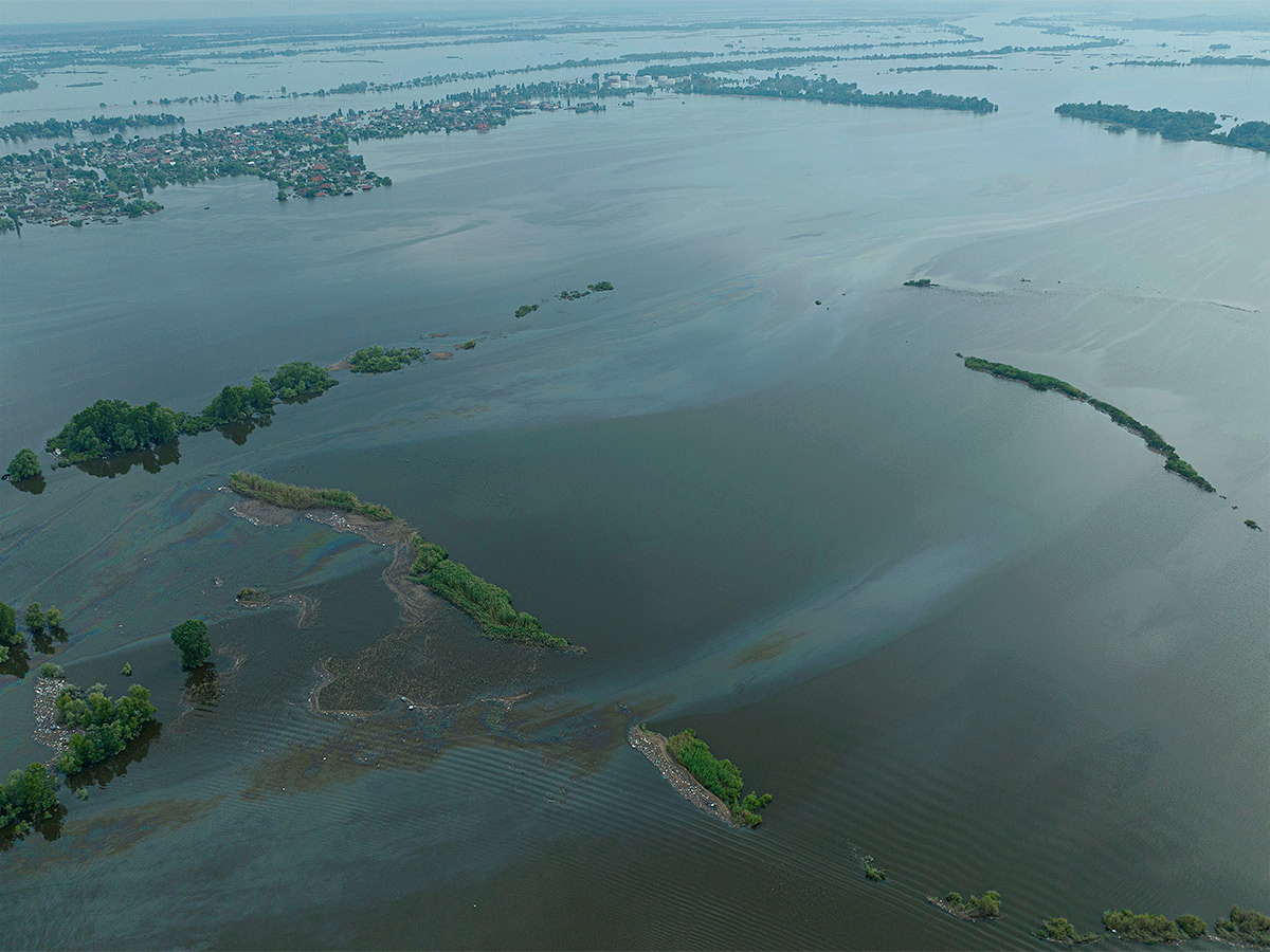 Destruction of the Kakhovka Dam in Ukraine - Sakshi17