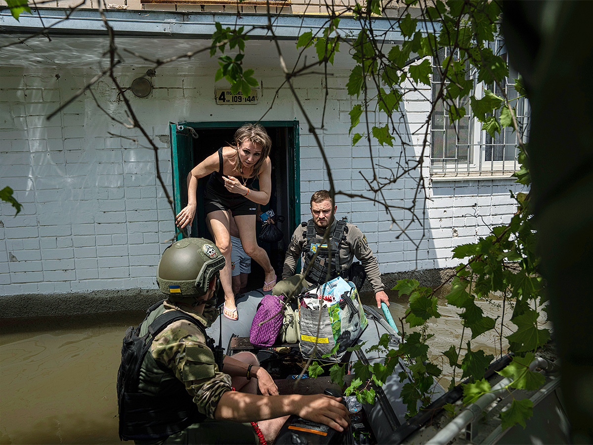 Destruction of the Kakhovka Dam in Ukraine - Sakshi19