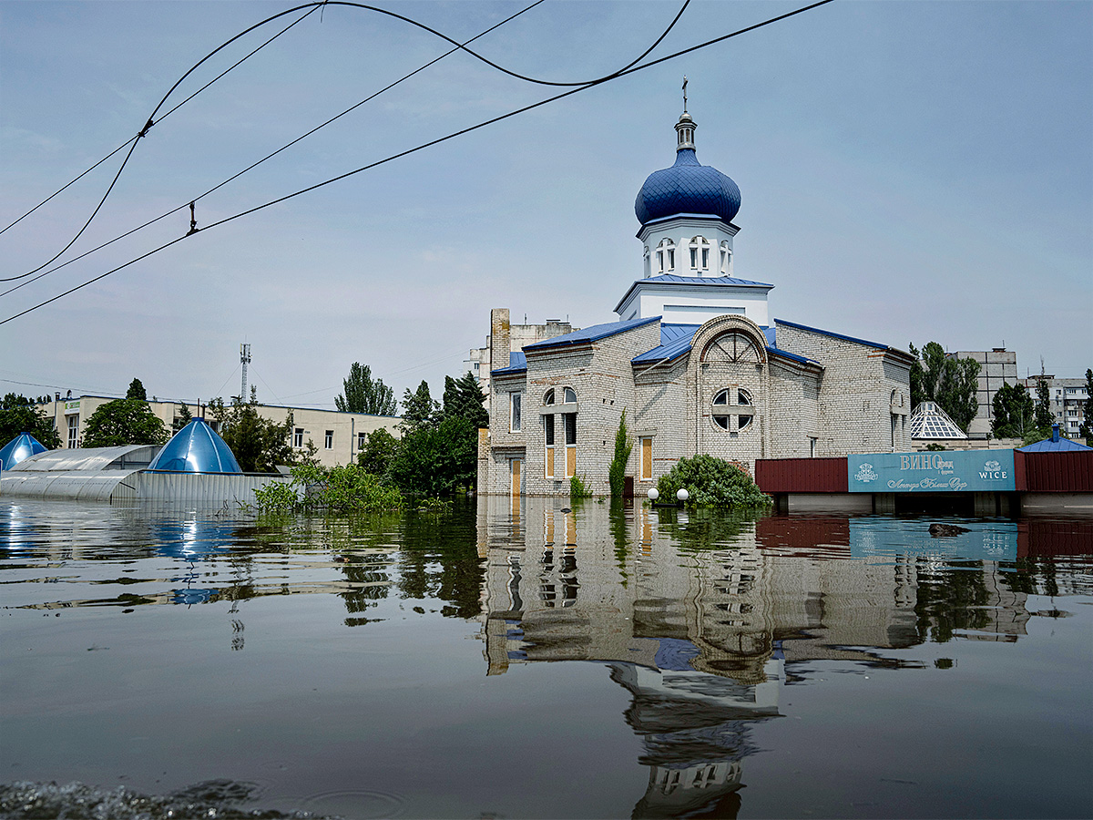 Destruction of the Kakhovka Dam in Ukraine - Sakshi22