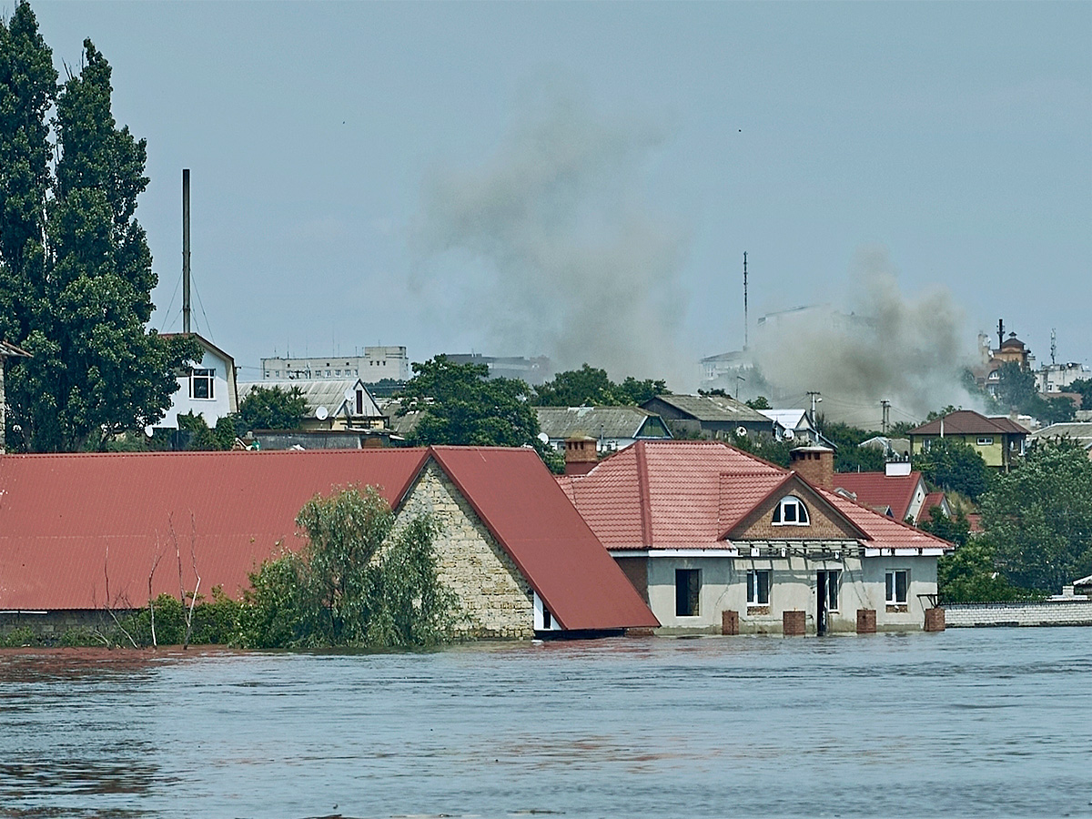 Destruction of the Kakhovka Dam in Ukraine - Sakshi25