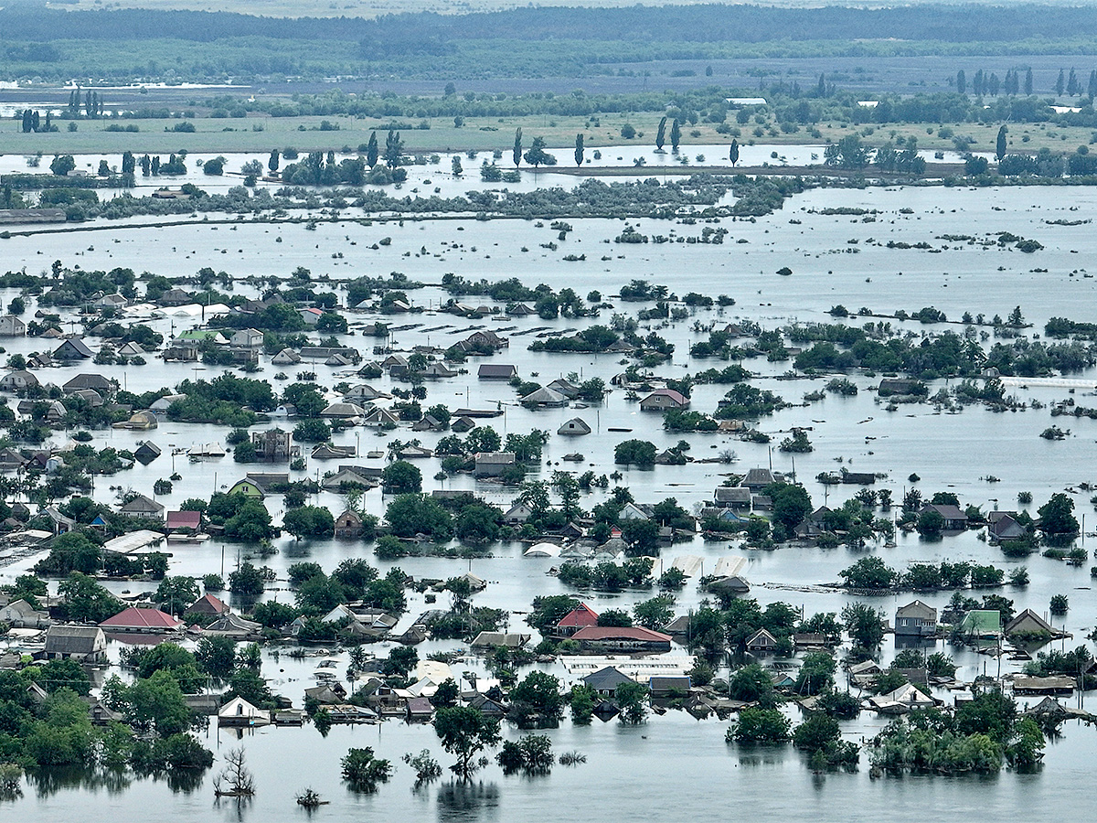 Destruction of the Kakhovka Dam in Ukraine - Sakshi27