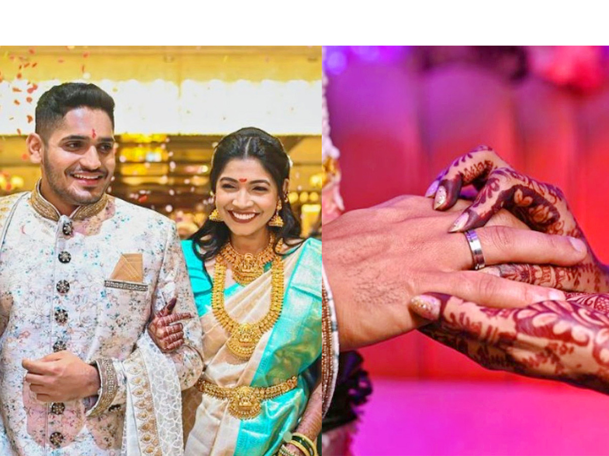 Tushar Deshpande gets engaged to childhood crush Photos - Sakshi1