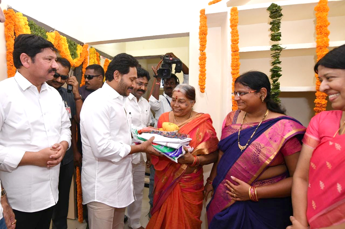 Photos Gallery Inside: AP CM YS Jagan Gudivada Visit To Distribute TIDCO Houses - Sakshi22