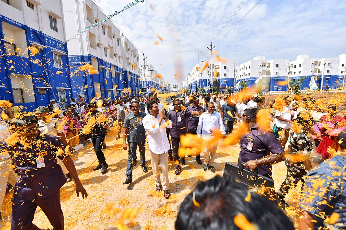 Photos Gallery Inside: AP CM YS Jagan Gudivada Visit To Distribute TIDCO Houses - Sakshi6