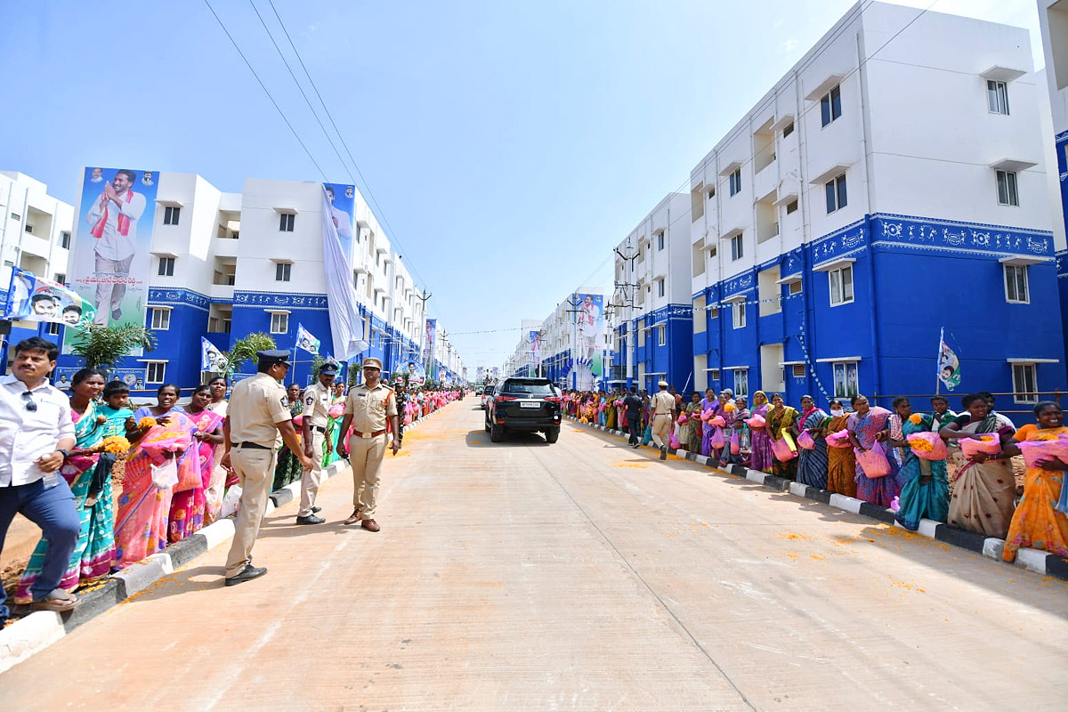 Photos Gallery Inside: AP CM YS Jagan Gudivada Visit To Distribute TIDCO Houses - Sakshi7