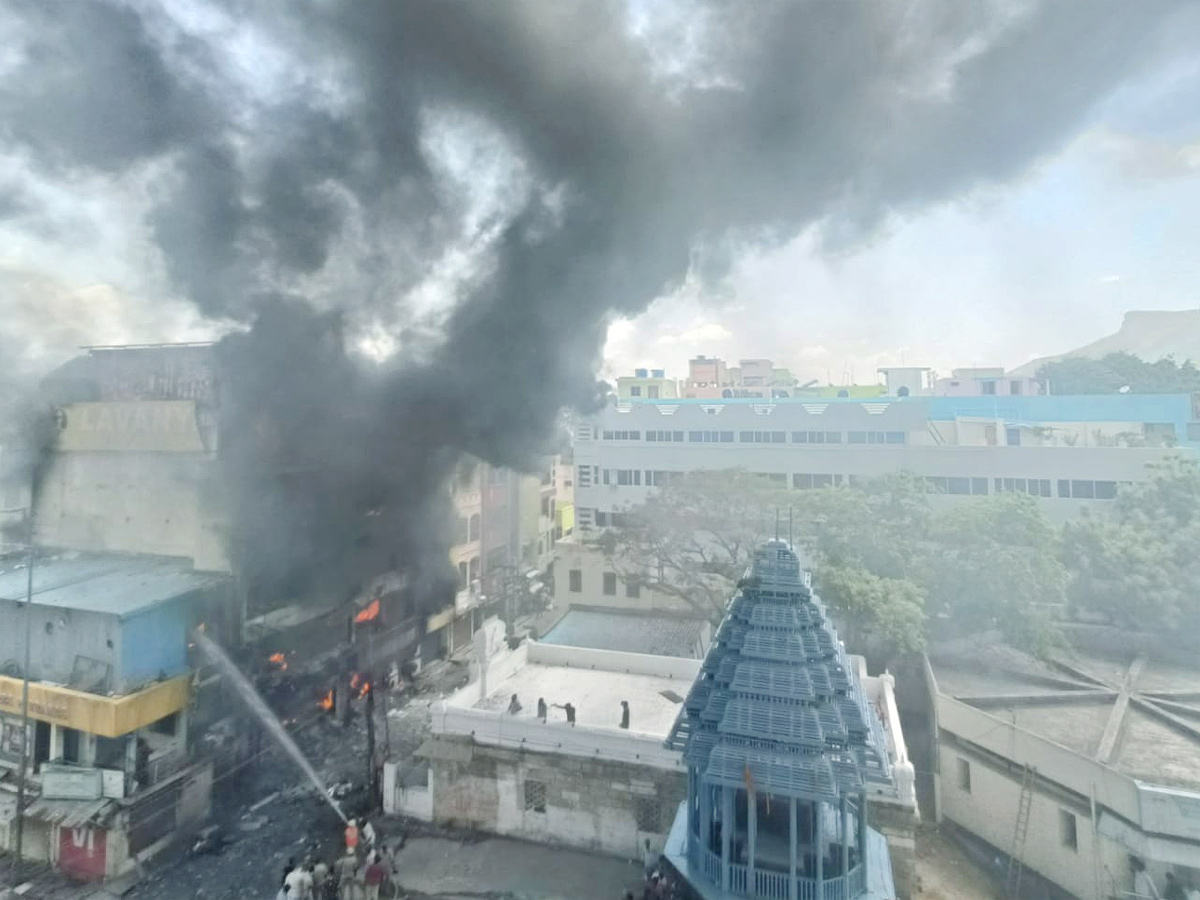 Massive fire breaks out near Govindaraja Swamy temple At Tirupati Photos - Sakshi6