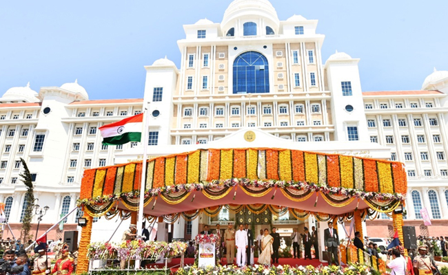 CM KCR At Telangana Formation Day 2023 Celebrations - Sakshi10