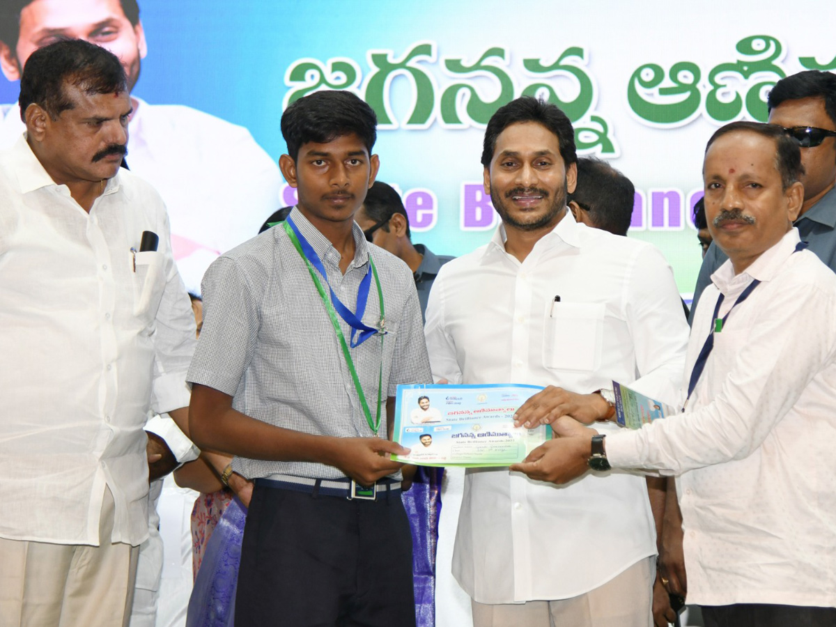 CM YS Jagan At Jagananna Animutyalu Awards Programme Photos - Sakshi13