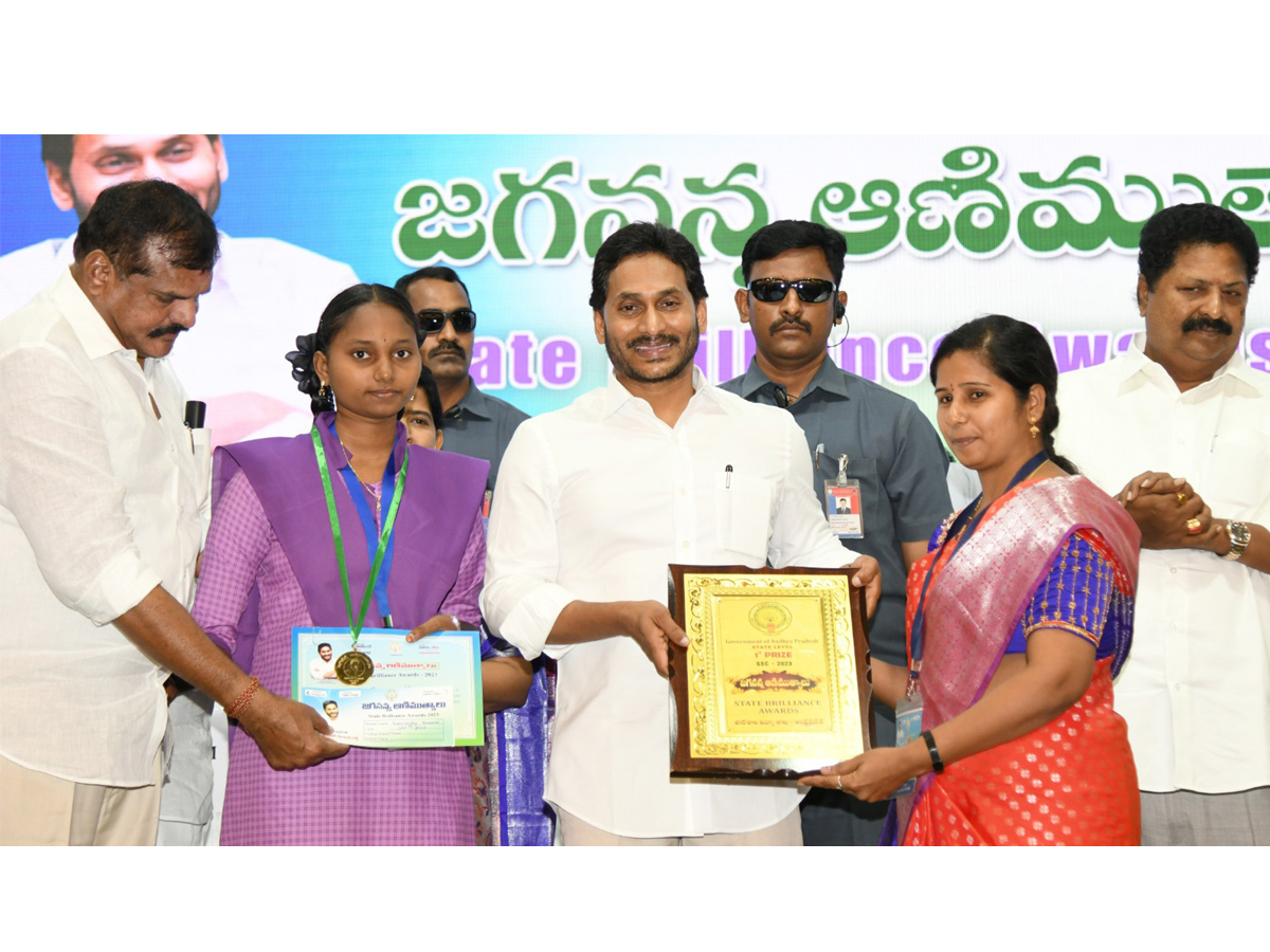 CM YS Jagan At Jagananna Animutyalu Awards Programme Photos - Sakshi19