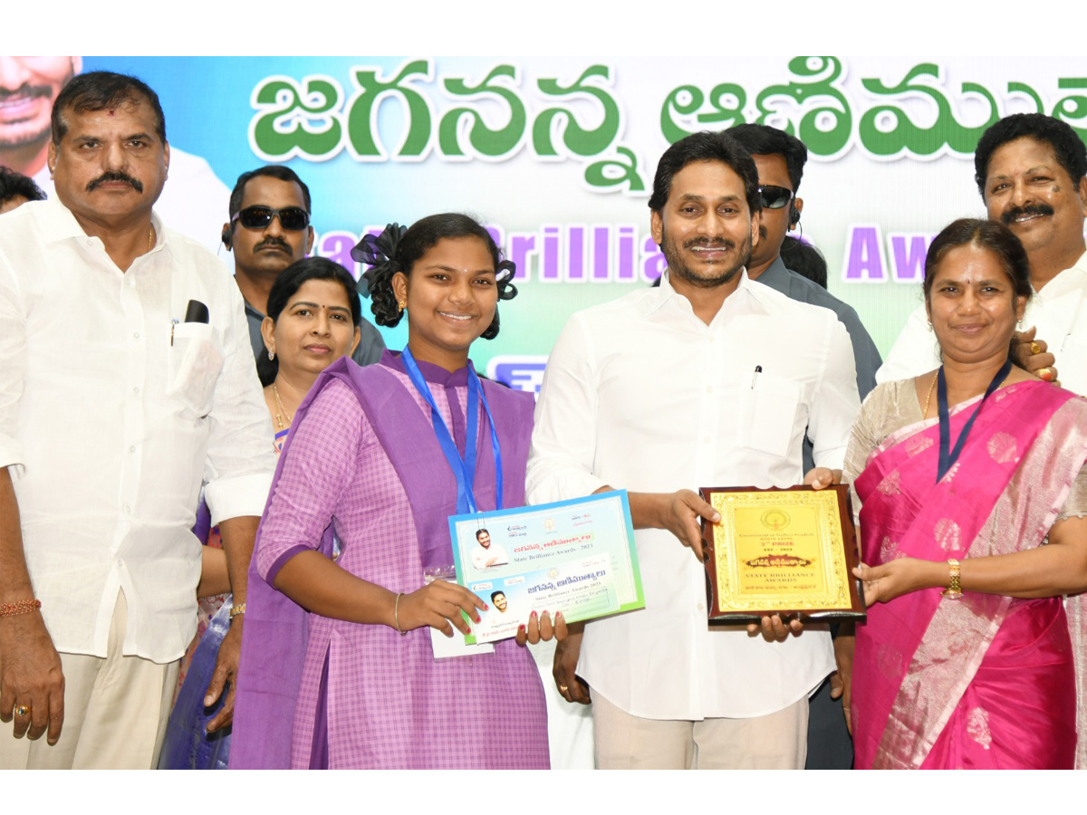 CM YS Jagan At Jagananna Animutyalu Awards Programme Photos - Sakshi24