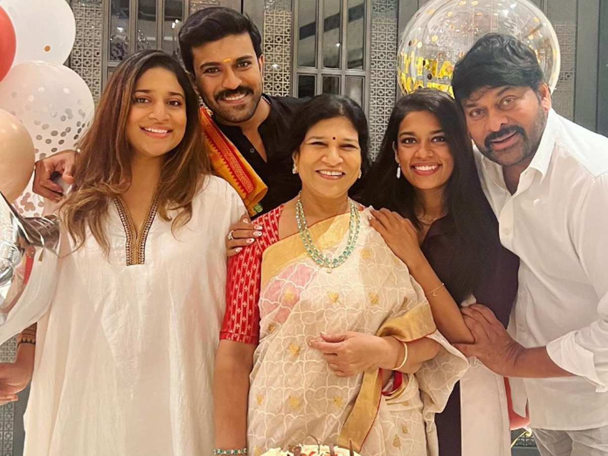 Chiranjeevi With Grand Daughters Rare Photos - Sakshi16