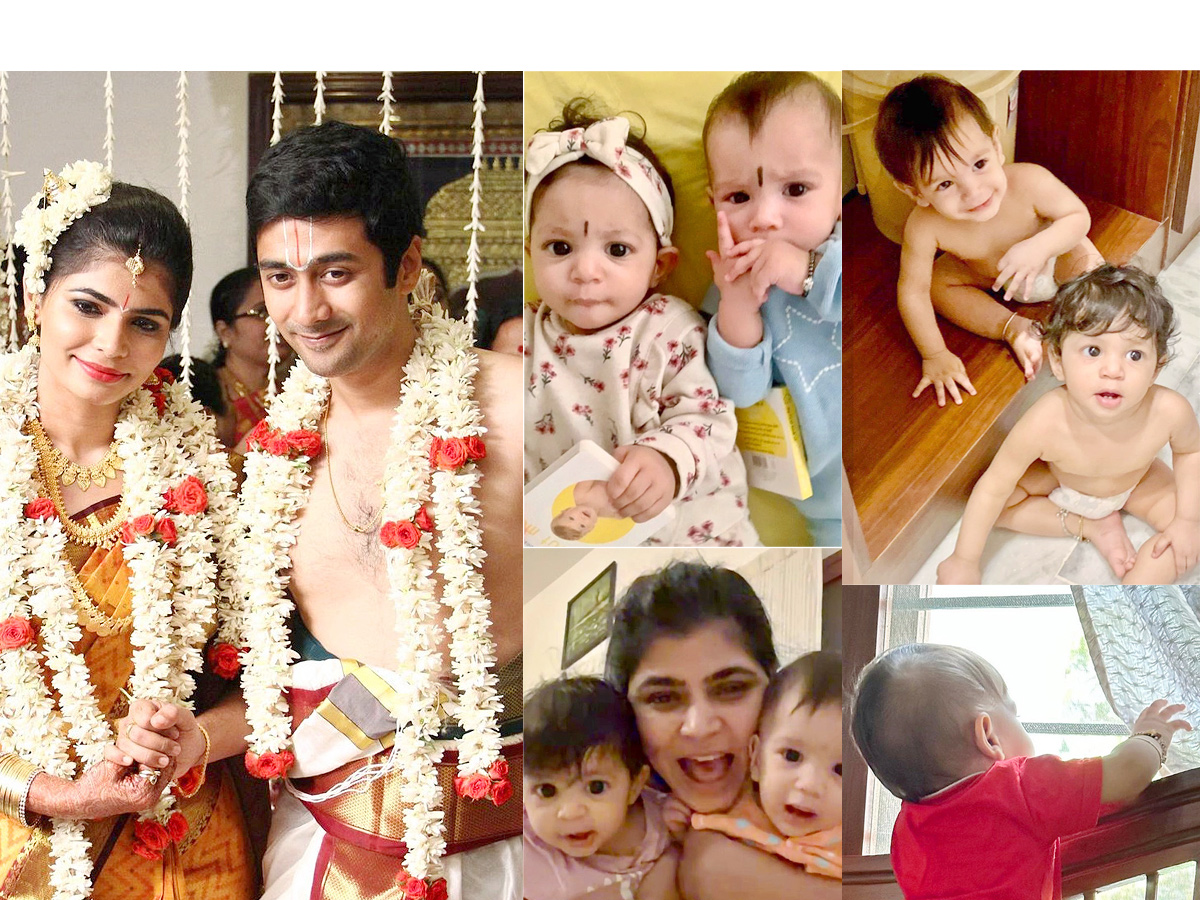 Singer Chinmayi sripada with Twin Babies Photos - Sakshi1