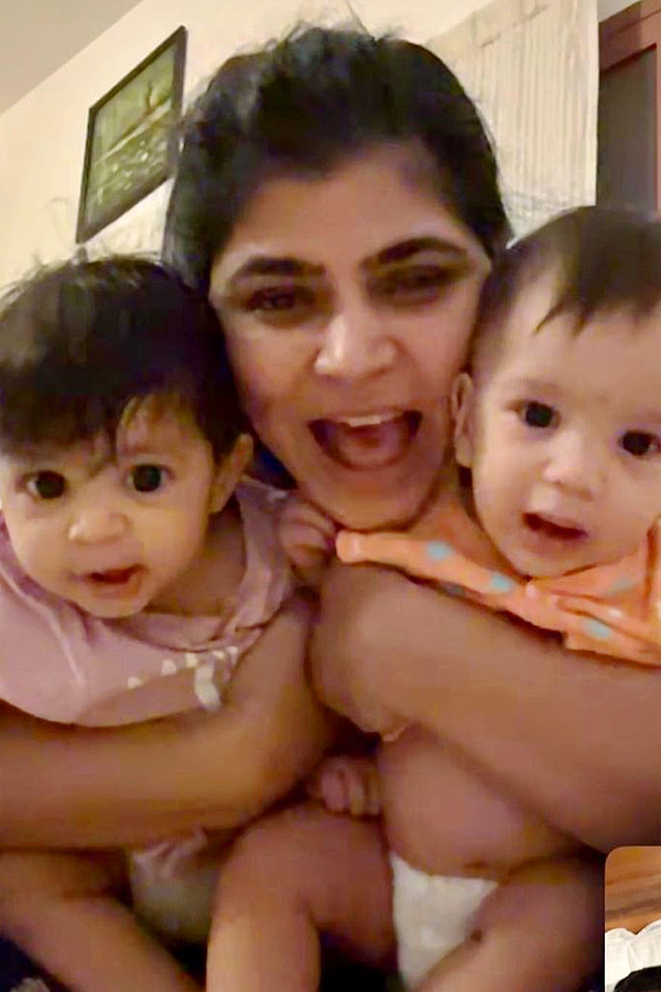 Singer Chinmayi sripada with Twin Babies Photos - Sakshi11