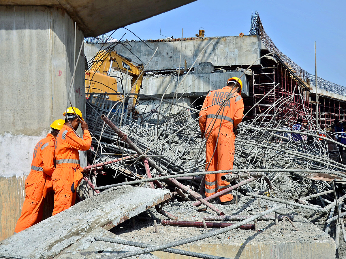 Under Construction Fly Over Collapsed in LB Nagar Photos - Sakshi12