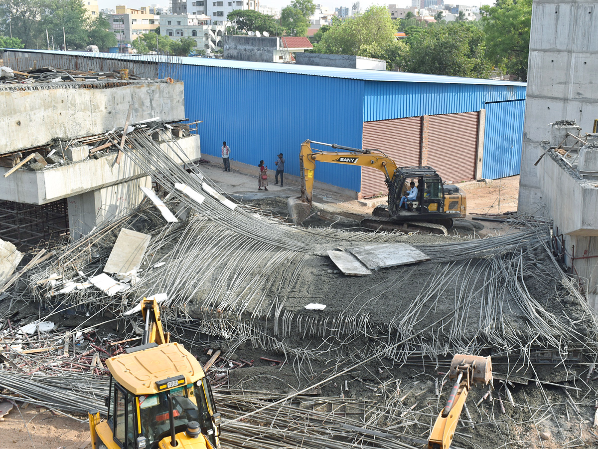 Under Construction Fly Over Collapsed in LB Nagar Photos - Sakshi16