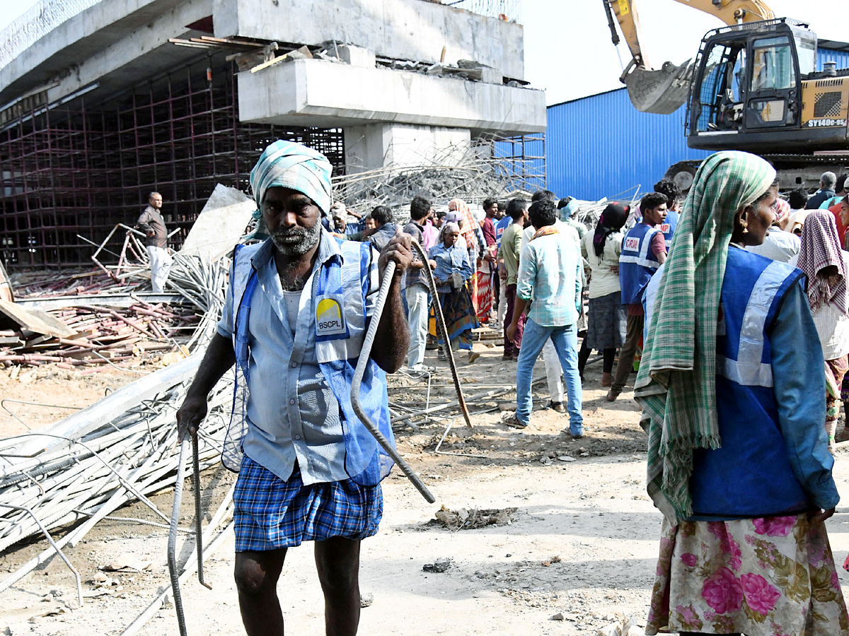 Under Construction Fly Over Collapsed in LB Nagar Photos - Sakshi6