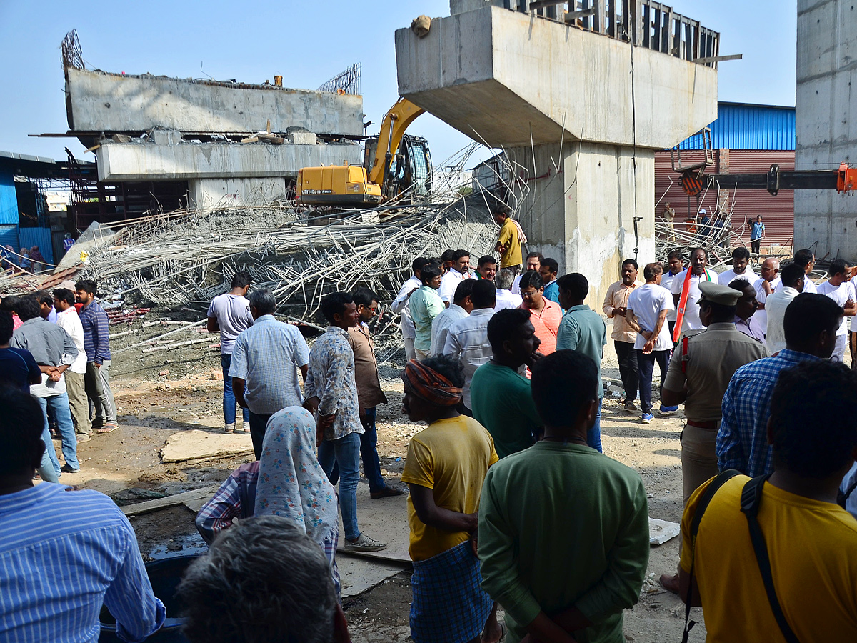 Under Construction Fly Over Collapsed in LB Nagar Photos - Sakshi10