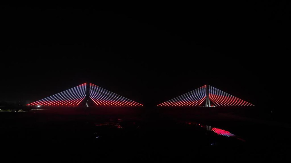 karimnagar cable bridge night view - Sakshi11