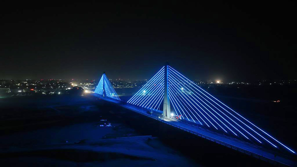 karimnagar cable stayed bridge - Sakshi9