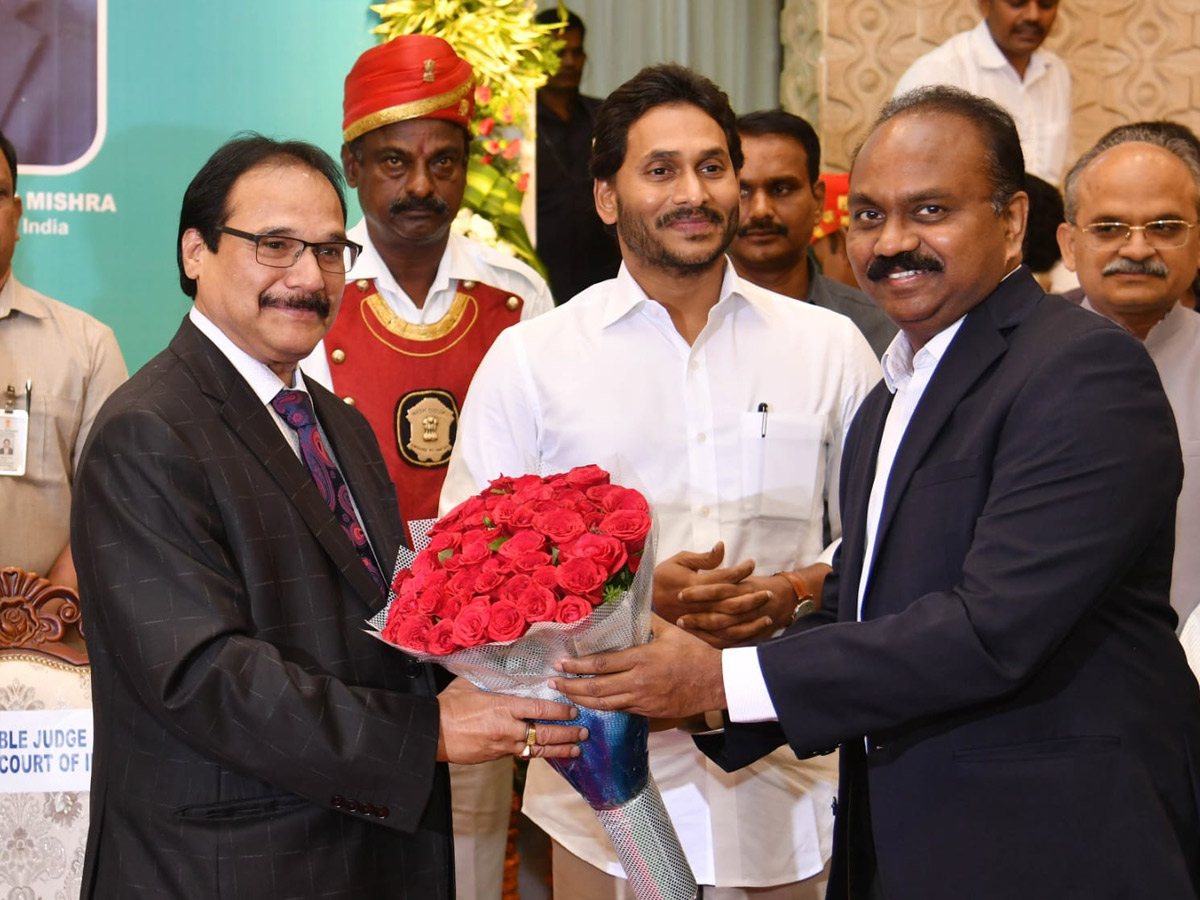 Andhra pradesh Govt Honored Supreme Court Judge Justice Prashant Kumar Mishra Photos - Sakshi34