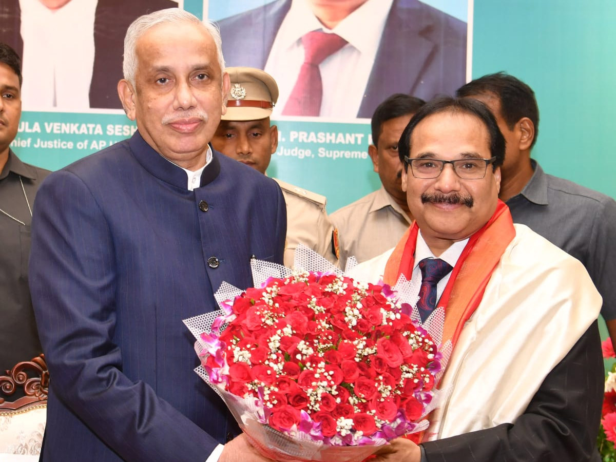 Andhra pradesh Govt Honored Supreme Court Judge Justice Prashant Kumar Mishra Photos - Sakshi7