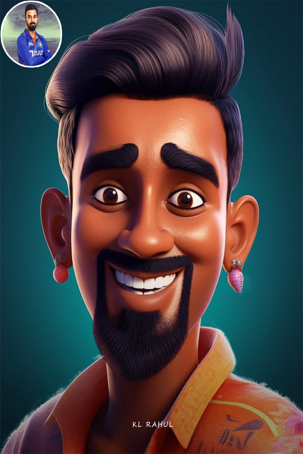 AI Photes: Disney Characters Of Famous Cricketers - Sakshi9