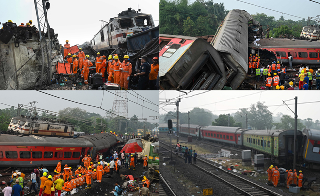 Odisha Coromandel Express Train Accident Photos - Sakshi1