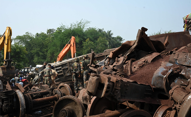 Odisha Coromandel Express Train Accident Photos - Sakshi15