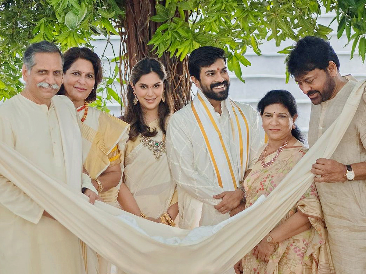 Ram Charan And Upasana Konidela Name Their Daughter In Grand Ceremony Photos - Sakshi2