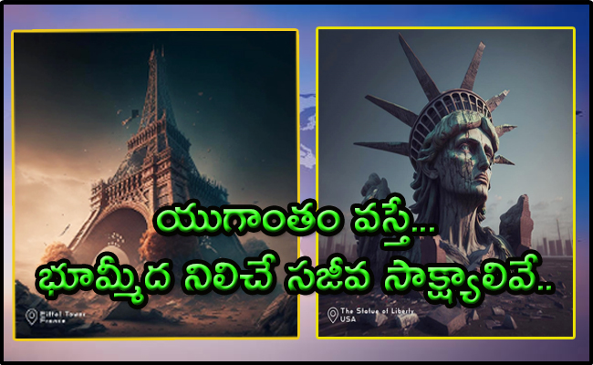 World After End Of Human Civilization : AI Photos Viral - Sakshi1