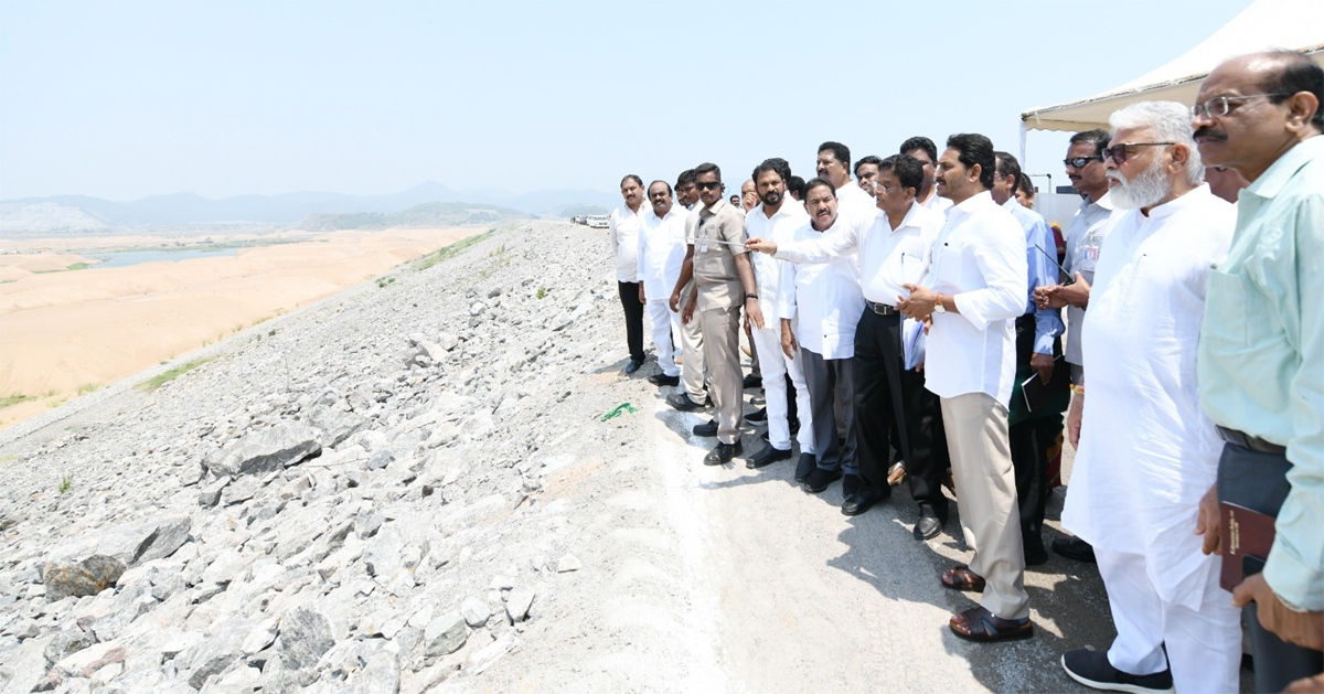 AP CM YS Jagan Inspects Polavaram Project Works - Sakshi24