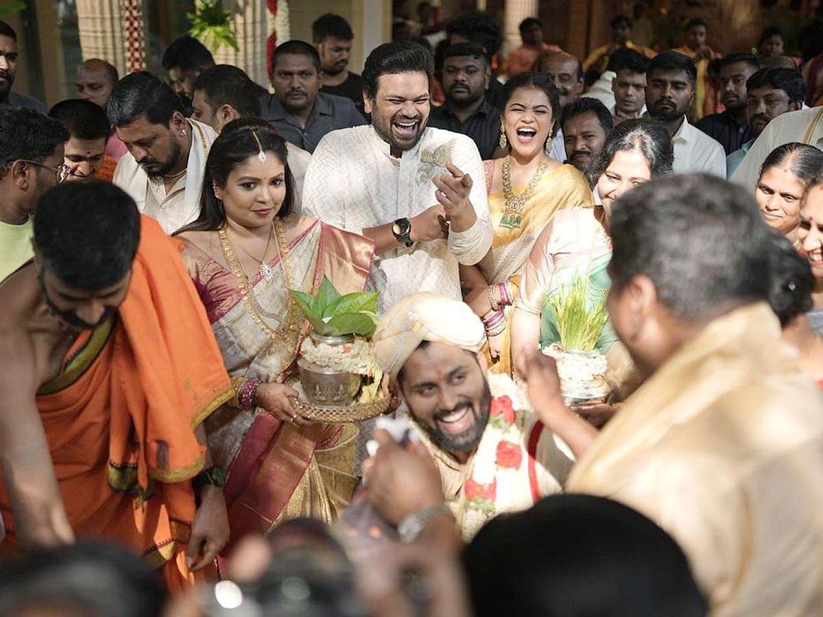 manchu manoj and bhuma mounika attends abhishek ambareesh Marriage Photos - Sakshi3