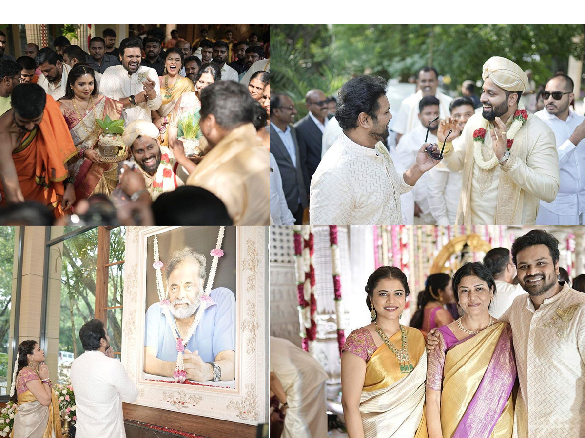 manchu manoj and bhuma mounika attends abhishek ambareesh Marriage Photos - Sakshi1