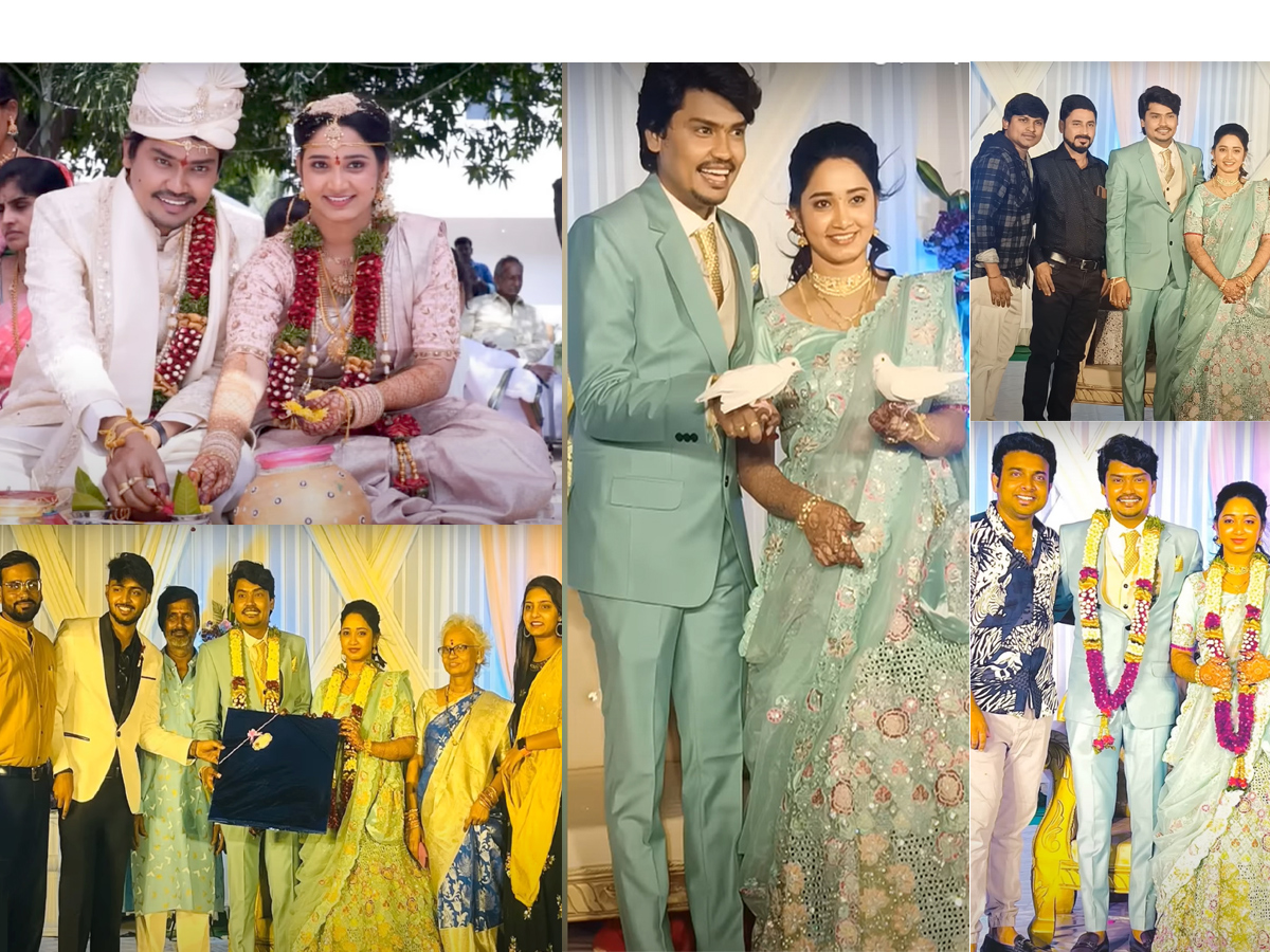 Jabardasth Kevvu Karthik got married Photos - Sakshi1