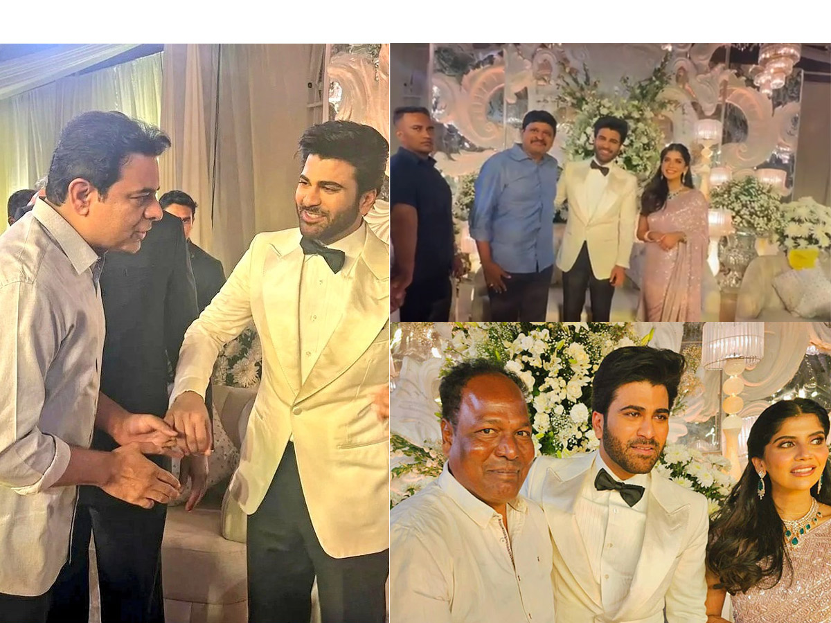 Sharwanand Wedding Reception in Hyderabad Photos - Sakshi1