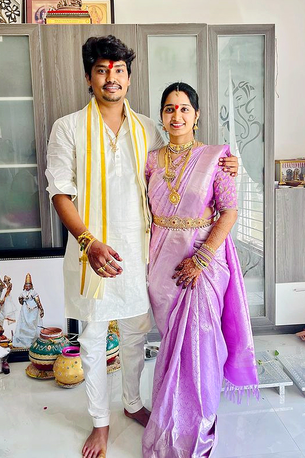 Jabardasth Kevvu Karthik Marriage Photos - Sakshi11