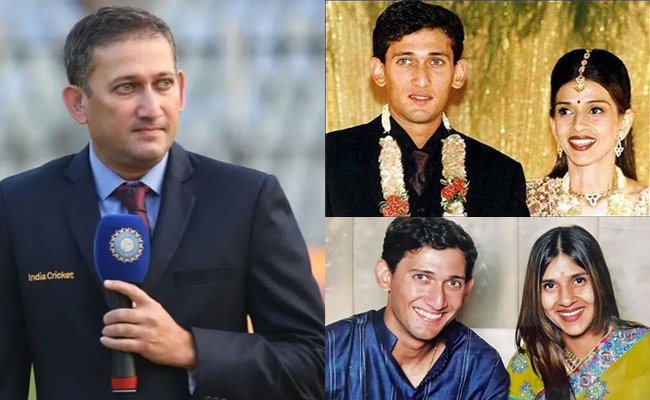 BCCI New Chief Selector Ajit Agarkar With Beautiful Wife Photo Gallery - Sakshi1