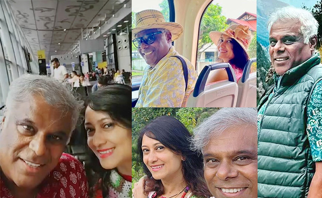 Ashish Vidyarthi Second Wife Rupali Barua Bali Honeymoon PHotos - Sakshi1