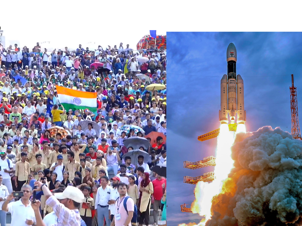 Chandrayaan 3 Isro third lunar mission successfully launched Photos - Sakshi1