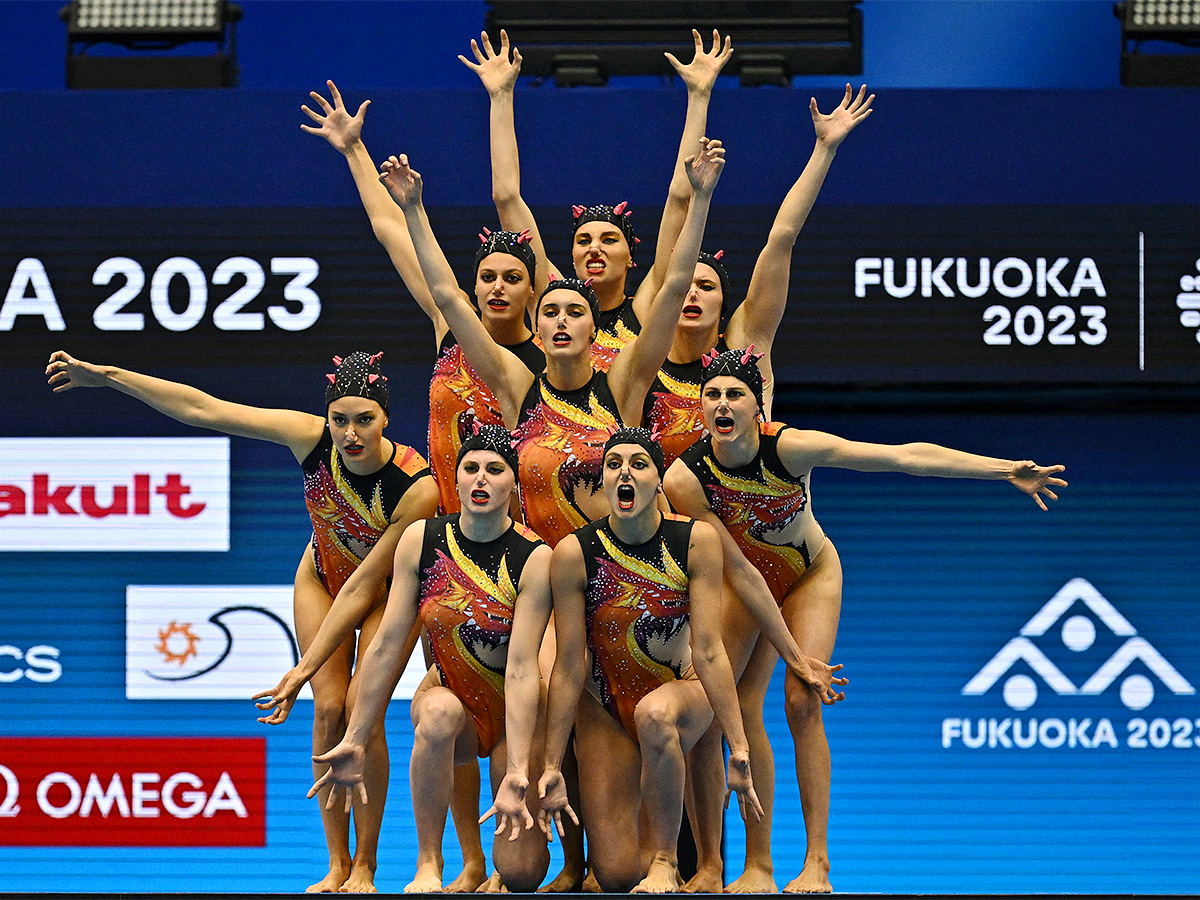 acrobatic of artistic swimming at the World Swimming Championships in Fukuoka,Japan - Sakshi10