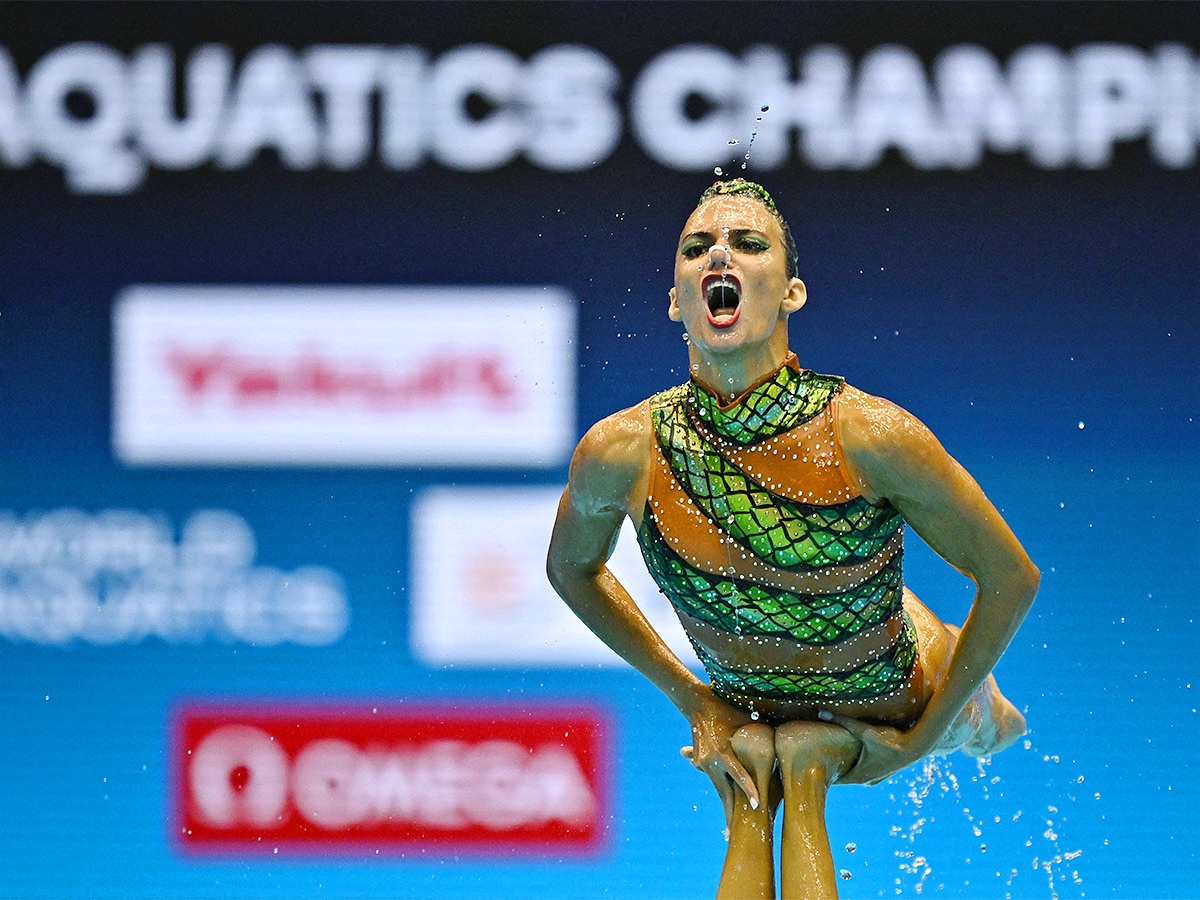 acrobatic of artistic swimming at the World Swimming Championships in Fukuoka,Japan - Sakshi15