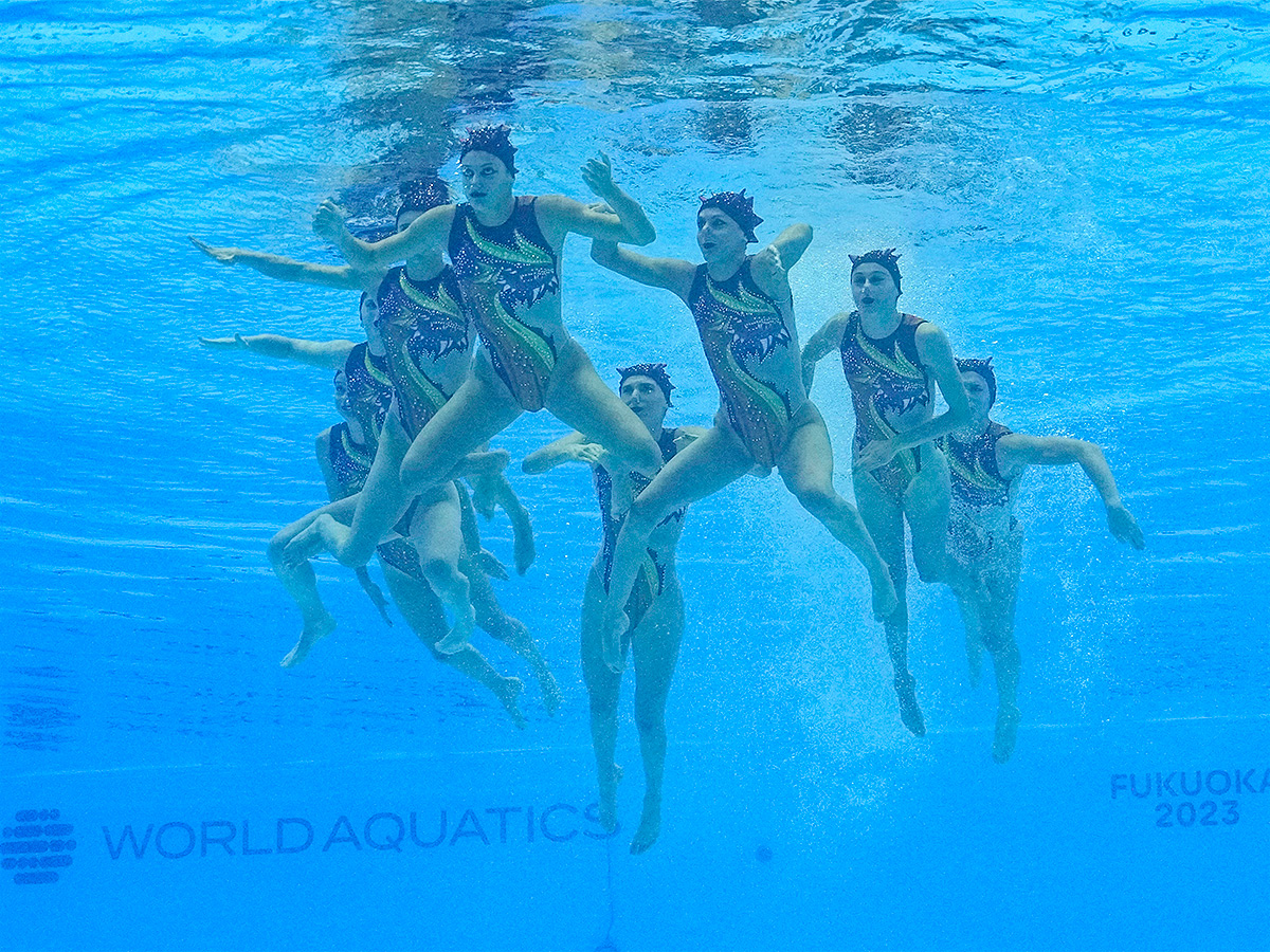 acrobatic of artistic swimming at the World Swimming Championships in Fukuoka,Japan - Sakshi19