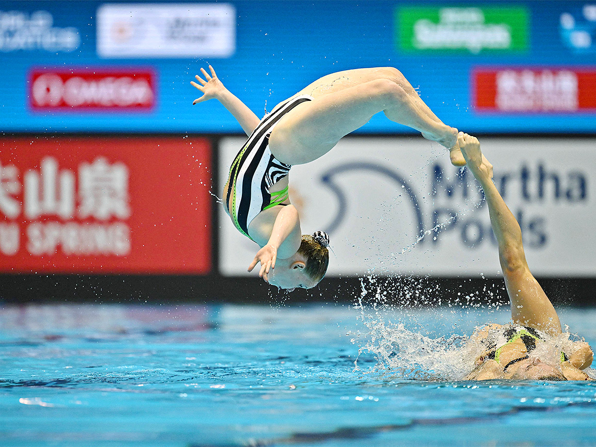 acrobatic of artistic swimming at the World Swimming Championships in Fukuoka,Japan - Sakshi24