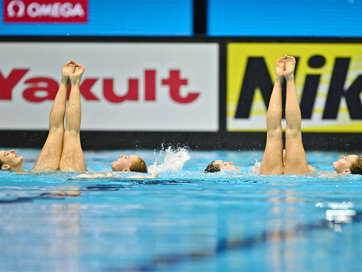 acrobatic of artistic swimming at the World Swimming Championships in Fukuoka,Japan - Sakshi29